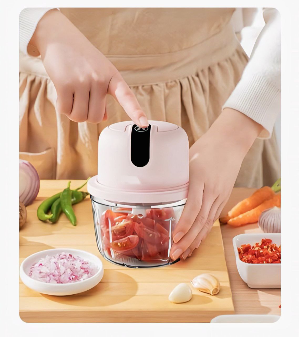 Electric Coffee & Spice Grinder – Stainless Steel, High-Speed, Multi-Functional